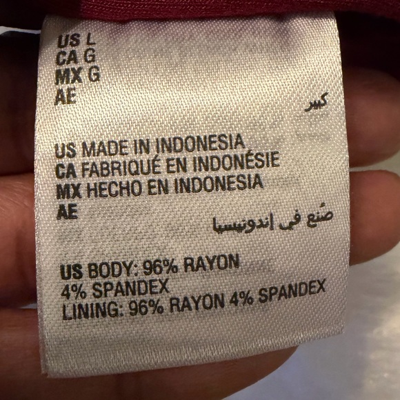 Bar III Burgundy Sleeveless Dress - Picture 11 of 11